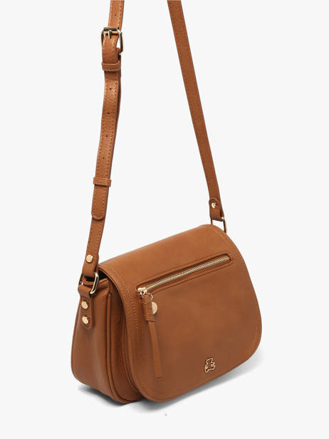 Sac Bandoulière Zip Lulu castagnette Marron zip 2 vue secondaire 2