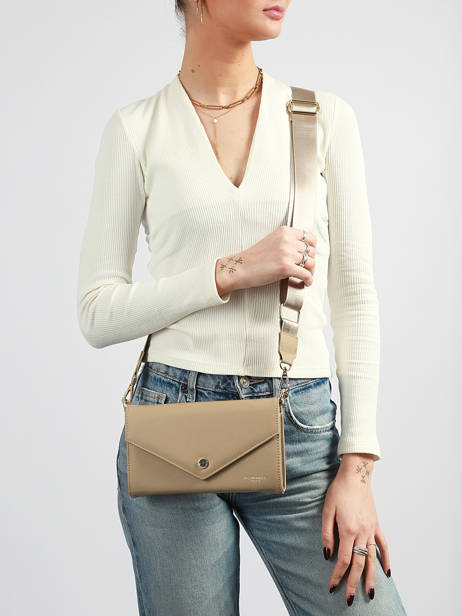 Sac De Cérémomie Miniprix Beige saffiano F5017 vue secondaire 1