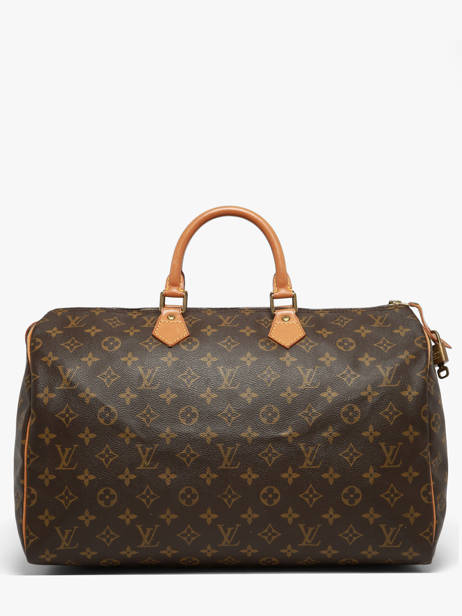 Sac à Main D'occasion Louis Vuitton Speedy 40 Monogrammé Louis vuitton Marron second life 4O756WUA vue secondaire 7
