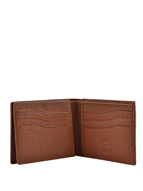 Portefeuille Cuir Crinkles Marron caviar 14074 vue secondaire 2