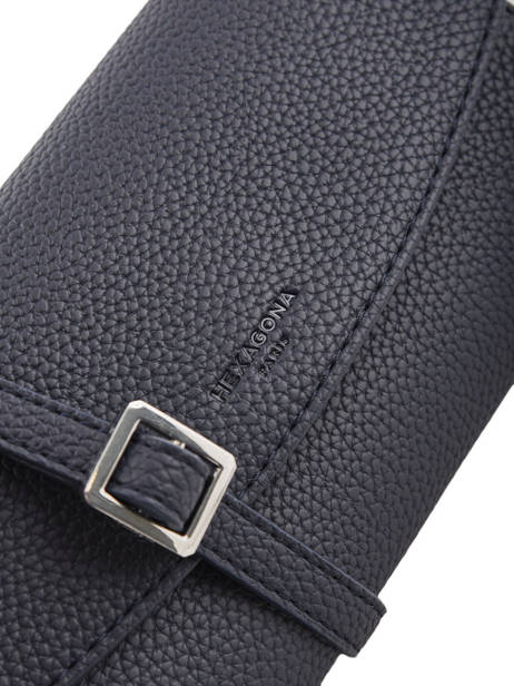 Sac De Cérémonie Madrid Cuir Hexagona Bleu madrid 536554 vue secondaire 2