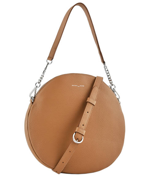 Sac PortÃ© Ã©paule Anna Cuir Nathan baume Marron nathan 9 vue secondaire 3