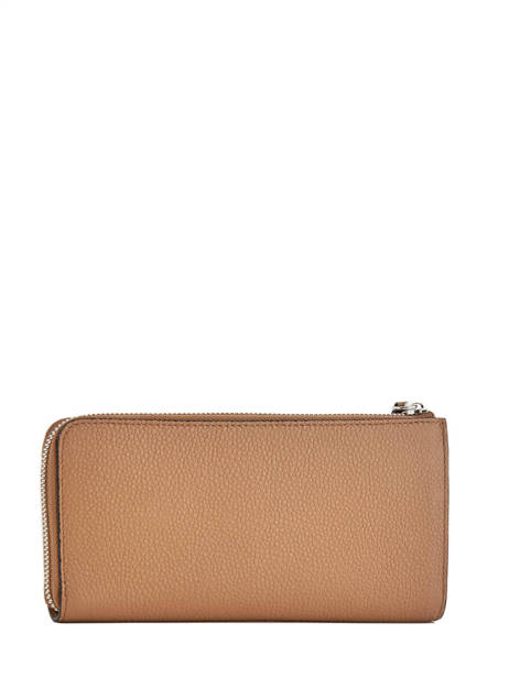 Portefeuille Ninon Cuir Lancel Marron ninon A09974 vue secondaire 2