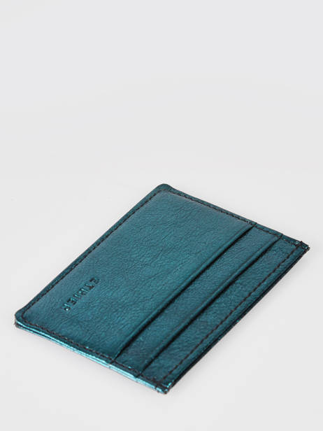Porte-cartes Etincelle IrisÃ©e Cuir Etrier Vert etincelle irisee EETI011 vue secondaire 1
