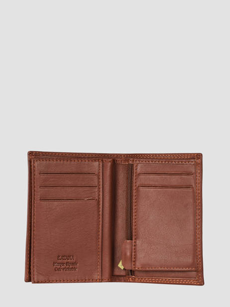 Portefeuille Cuir Katana Marron marina 753096 vue secondaire 1