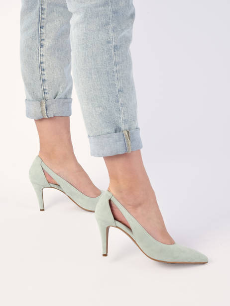 Escarpins En Cuir Tamaris Vert women 38 vue secondaire 2