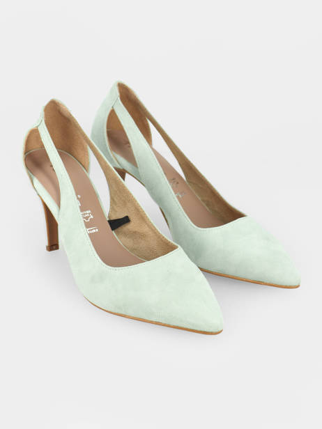 Escarpins En Cuir Tamaris Vert women 38 vue secondaire 3