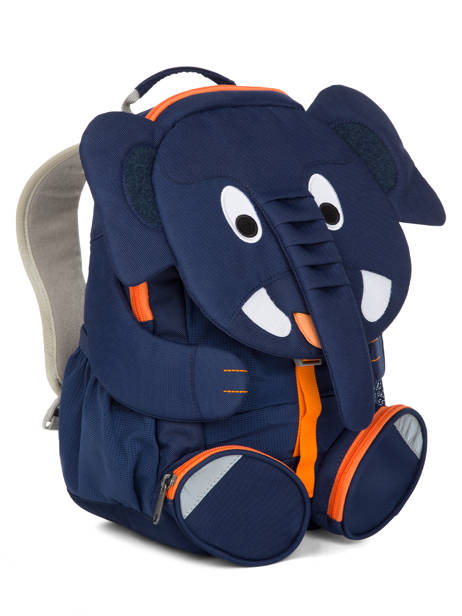 Sac à Dos 1 Compartiment Affenzahn Bleu large friends AFZ-FAL3 vue secondaire 2