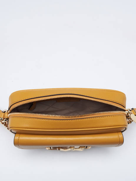 Sac BandouliÃ¨re Parker Cuir Michael kors Jaune parker F7GGNM8L vue secondaire 3