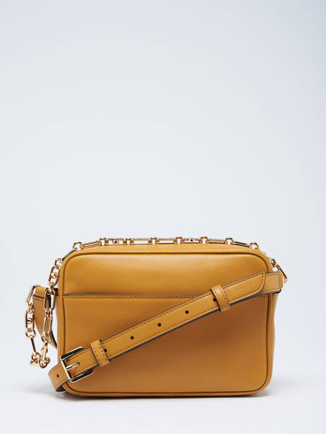 Sac BandouliÃ¨re Parker Cuir Michael kors Jaune parker F7GGNM8L vue secondaire 4