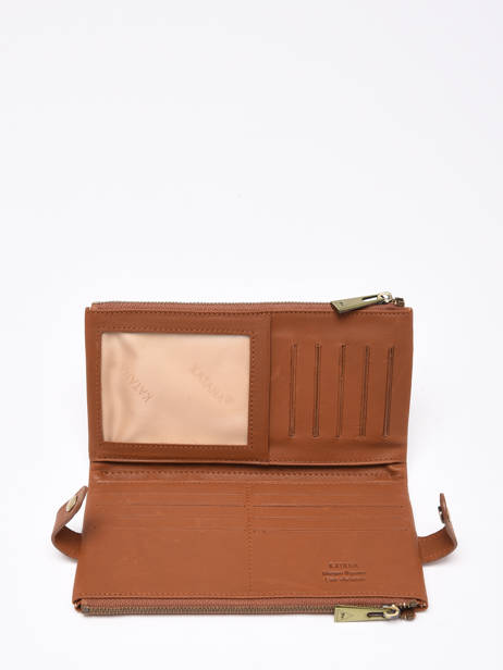 Portefeuille Marina Cuir Katana Marron marina 753118 vue secondaire 1