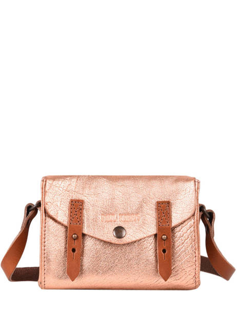 Sac Lemini Indispensable Cuir Paul marius Or vintage MINI