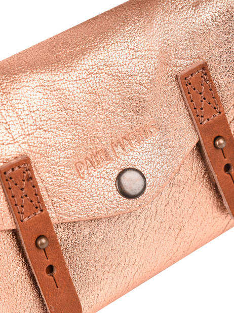 Sac Lemini Indispensable Cuir Paul marius Or vintage MINI vue secondaire 2