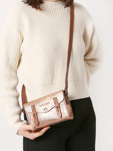 Sac Lemini Indispensable Cuir Paul marius Or vintage MINI vue secondaire 1