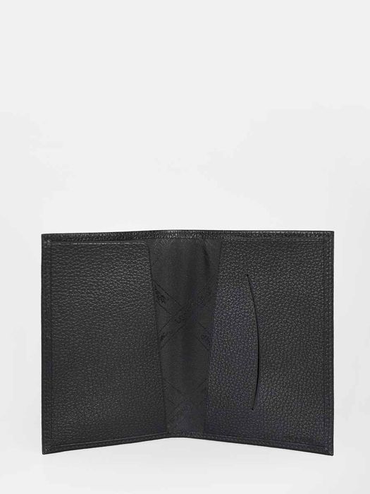 Longchamp Le foulonnÃ© Etui passeport Noir