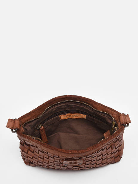 Sac BandouliÃ¨re Heritage Cuir Biba Marron heritage KA9 vue secondaire 3