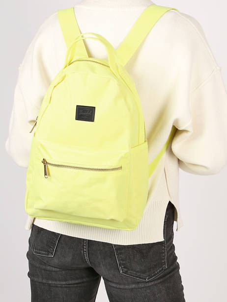 Sac Ã  Dos 1 Compartiment Herschel Jaune classics woman 10502 vue secondaire 2