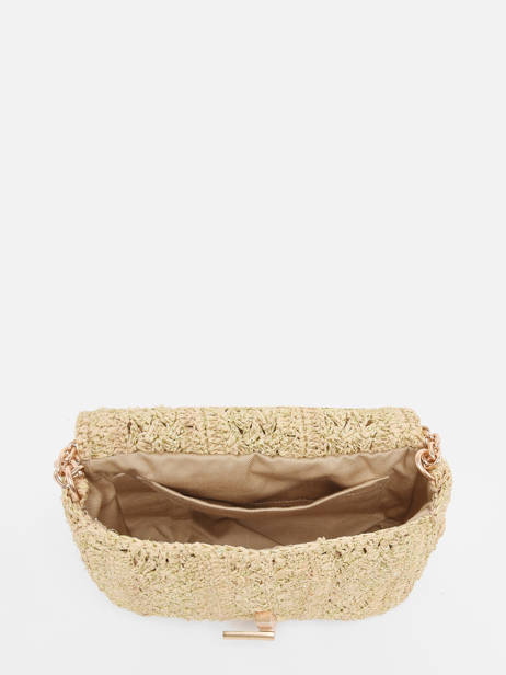 Sac BandouliÃ¨re Moon Raphia Vanessa bruno Or moon raphia 91V40326 vue secondaire 3