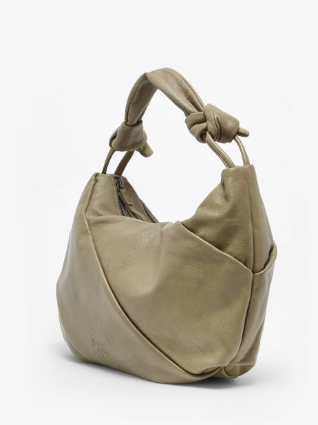 Sac BandouliÃ¨re Stockholm Cuir Basilic pepper Vert stockolm BSTO01 vue secondaire 2
