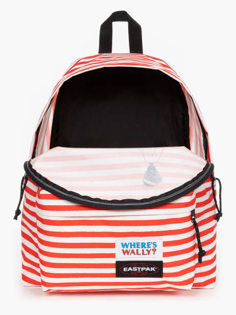 Sac Ã  Dos 1 Compartiment Eastpak Rouge where is wally K620WAL vue secondaire 2